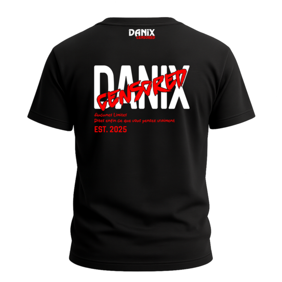 Tshirt DANIX CENSORED EST. 2025
